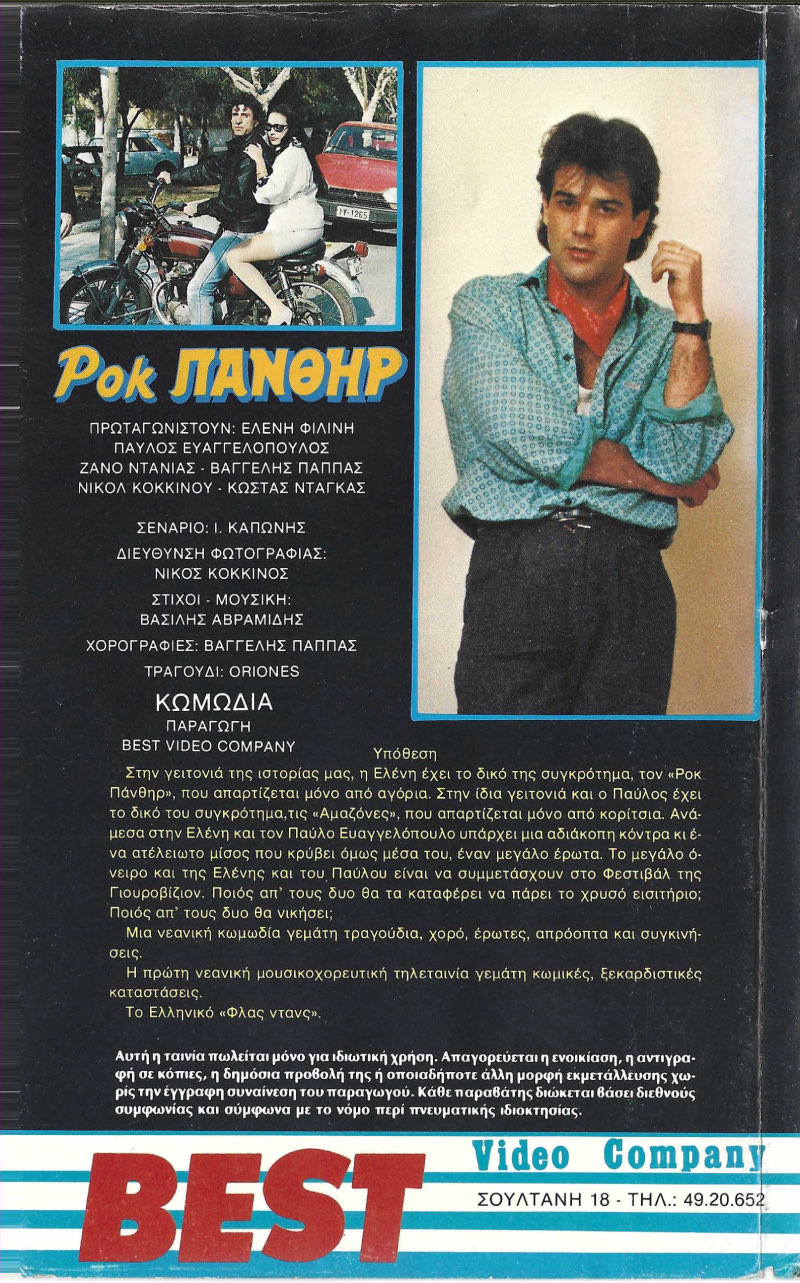 Back cover of Ροκ πάνθηρ